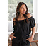 ibzmode Crop Top Chalina Schwarz