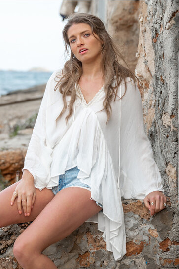 Bluse Isabel Elfenbein