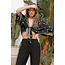 ibzmode Kimono Shali Embroidery Black