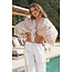 ibzmode Kimono Shali Embroidery Sand