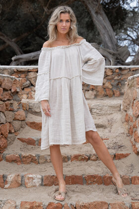Short Dress Cira Sand