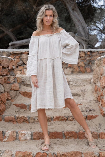 Short Dress Cira Sand