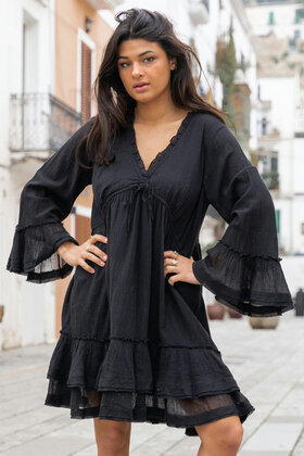 Kurzes Kleid Luna Schwarz