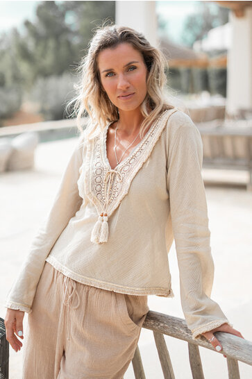 Bluse Morena Sand