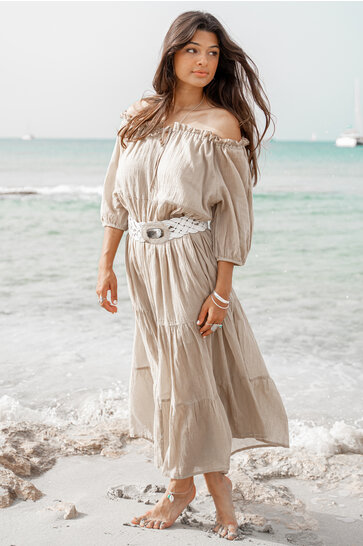 Kleid Peralta Taupe