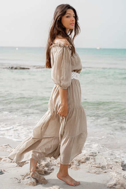 Kleid Peralta Taupe