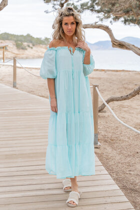 Kleid Peralta Aqua
