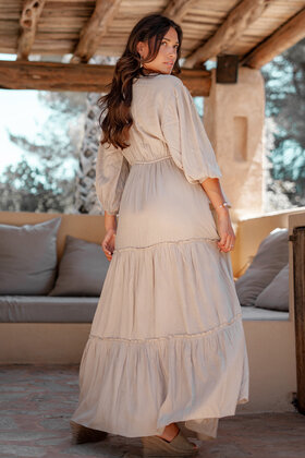 Vestido Luciana Light Taupe