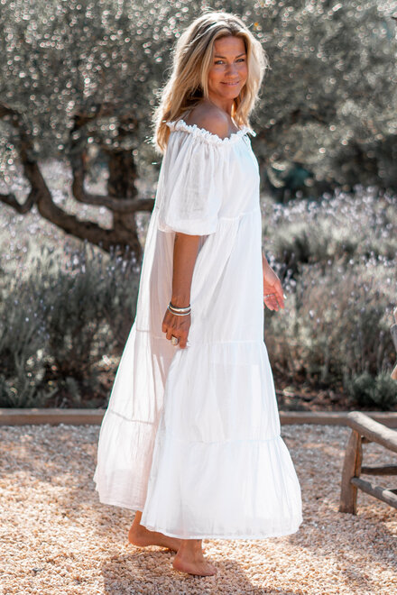 Kleid Peralta Weiß