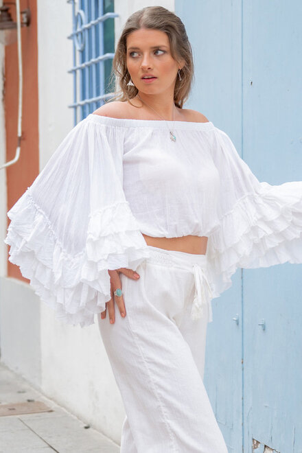 Top Flair White
