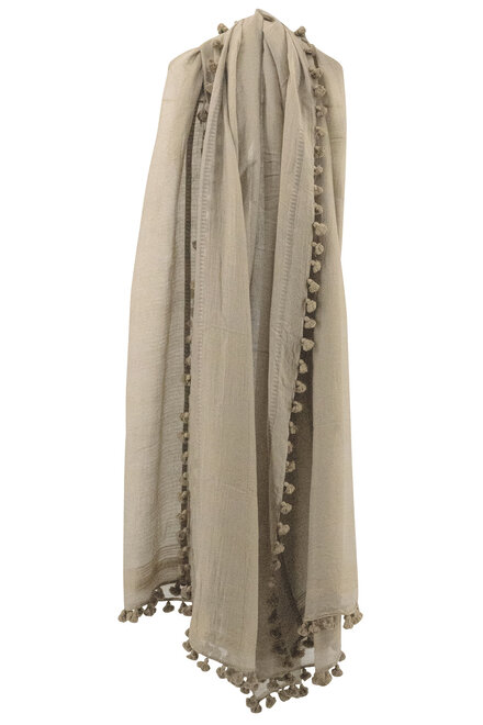 Bufanda Boho Taupe