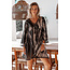 ibzmode Short Dress Inessa Tie Dye Black