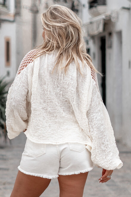 Blusa Corazon Off White