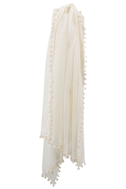 Foulard Boho Blanc