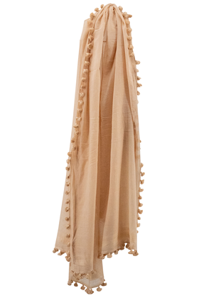 Scarf Boho Beige