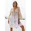 ibzmode Kurzes Kleid Seaside Sand/Weiß