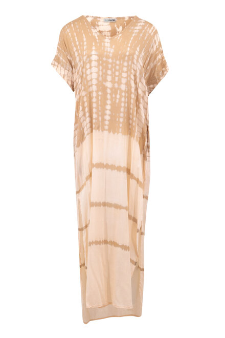 Langer Kaftan Noa Tie Dye Puder/Sand