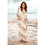 ibzmode Long Kaftan Noa Tie Dye Taupe/Sand