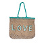 ibzmode Strandtasche Seashell Love Aqua