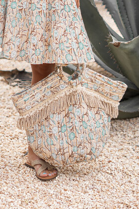 Bag Elvio Flower Sand