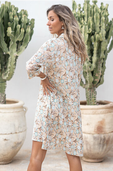 Blouse Aletta Flower Sand
