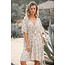 ibzmode Kurzes Kleid Mio Flower Sand