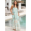 ibzmode Vestido Chalina Flor Aqua