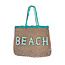 ibzmode Strandtasche Seashell Beach Aqua