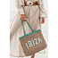 ibzmode Bolsa de playa Seashell Ibiza Aqua