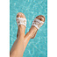 ibzmode Hausschuhe Boho Flower Weiß