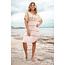 ibzmode Kurzer Kaftan Noa Tie Dye Puder/Sand