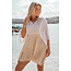ibzmode Kurzes Kleid Emilia Weiß/Sand