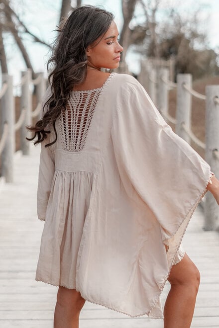 Kaftan Destina Elfenbein