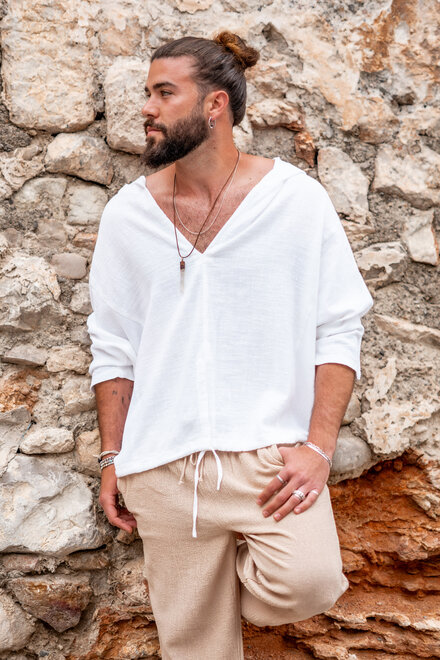 Hoodie Inigo White