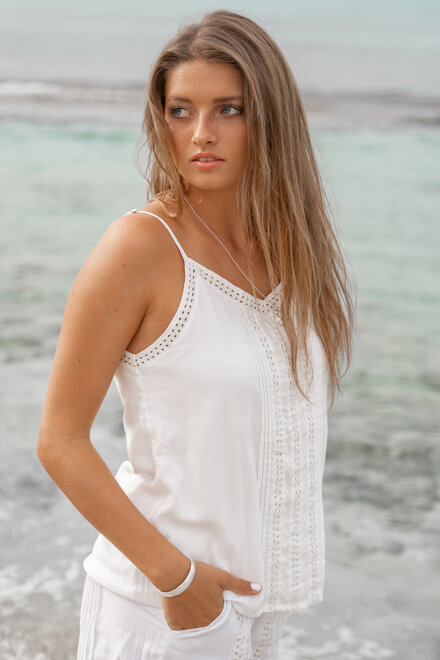 Strap Top Mila Ivory