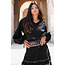 ibzmode Puffsleeve Blouse Espanola Black Plain