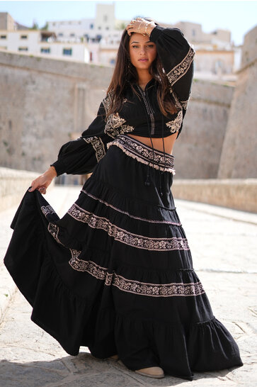 Long Skirt Espanola Black