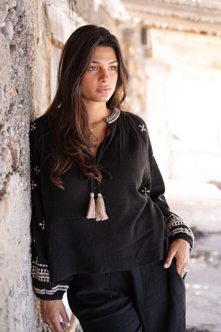 Blouse Sonrisa Black