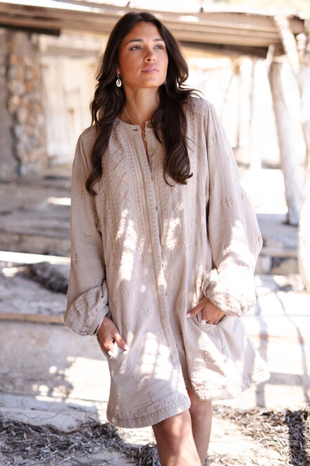Long Jacket Sonrisa Taupe