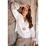 ibzmode Bluse Sonrisa Off White