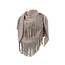 ibzmode Fransenschal Flecos Light Taupe