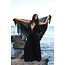 ibzmode Fringe Scarf Flecos Black