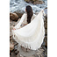 ibzmode Fringe Scarf Flecos Ecru