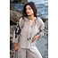 ibzmode Bluse mit Stickerei Esthetica Taupe