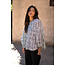ibzmode Blouse Corazon Print Black