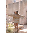 ibzmode Kurze Fransenjacke Nomad Combi Light Sand