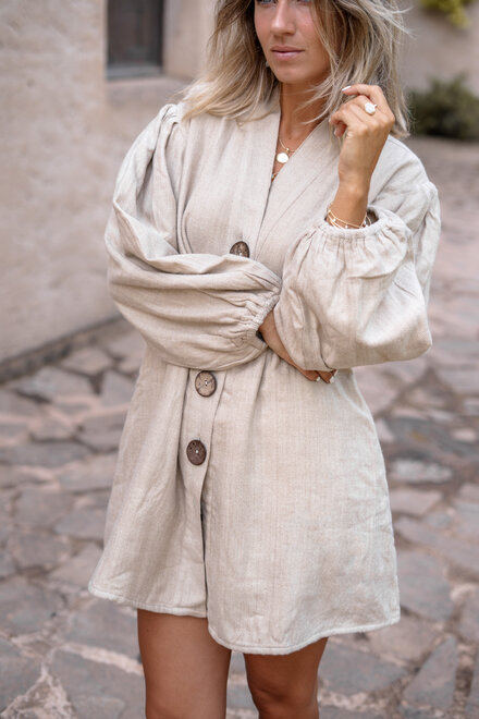 Chaqueta larga Spirit Light Sand