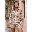 ibzmode Kurze Fransenjacke Nomad Natural