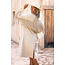ibzmode Lange Fransenjacke Spirit Light Sand Einfarbig