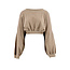 ibzmode Cropped Pullover Brisha Taupe